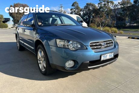 Blue 2005 Subaru Outback Wagon 3.0R Premium