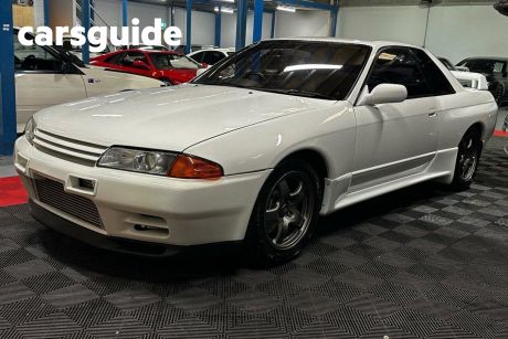 White 1994 Nissan Skyline Coupe GT-R