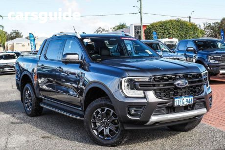 Grey 2024 Ford Ranger Double Cab Pick Up Wildtrak 3.0 (4X4)