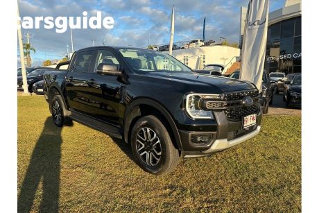Black 2022 Ford Ranger Double Cab Pick Up Sport 3.0 (4X4)