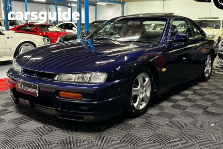 Blue 1998 Nissan 200SX Coupe Luxury