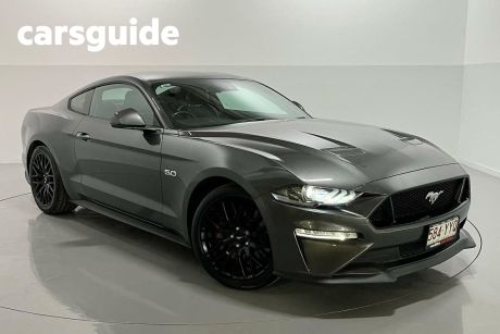 Grey 2018 Ford Mustang Coupe GT
