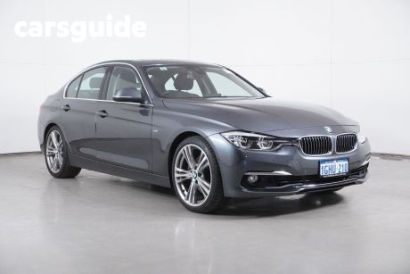 Grey 2017 BMW 330I Sedan Luxury Line