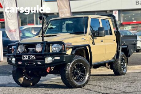 Gold 2021 Toyota Landcruiser 70 Series Double Cab Chassis GXL 70TH Anniversary Spec EDT