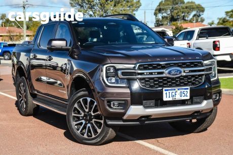 Brown 2023 Ford Ranger Double Cab Pick Up Platinum 3.0 (4X4)