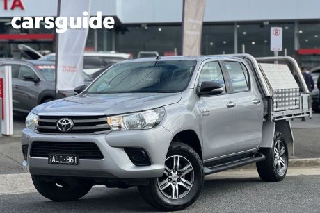 Silver 2016 Toyota Hilux Dual Cab Chassis SR (4X4)