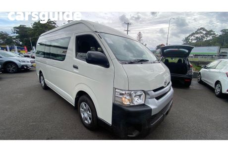 White 2018 Toyota Hiace Commercial Commuter High Roof Super LWB