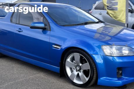 Blue 2008 Holden Commodore Utility SV6