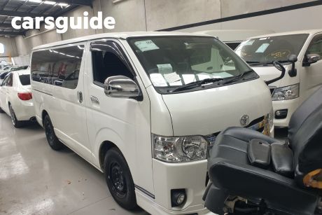 White 2017 Toyota Hiace Wagon