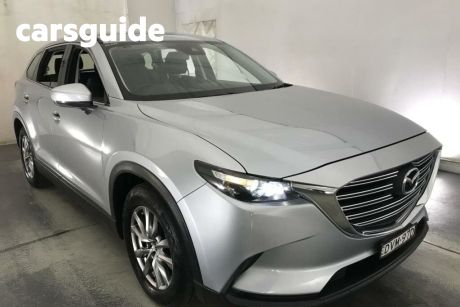 Silver 2018 Mazda CX-9 Wagon Touring (fwd)