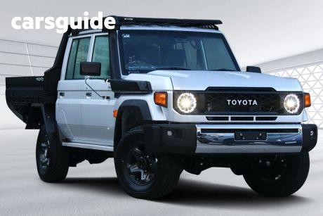 Silver 2024 Toyota Landcruiser 70 Series Double Cab Chassis LC79 GXL