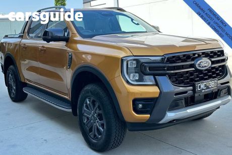 Yellow 2024 Ford Ranger Double Cab Pick Up Wildtrak 3.0 (4X4)
