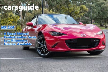Red 2016 Mazda MX-5 Convertible Roadster GT