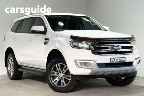 White 2018 Ford Everest Wagon Trend (4WD)