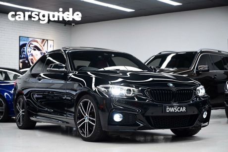 Black 2021 BMW 220I Coupe M Sport