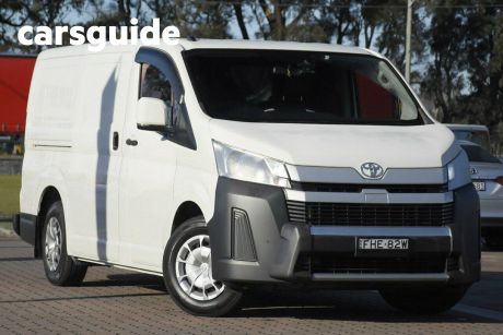 White 2019 Toyota Hiace Van LWB Courier Pack