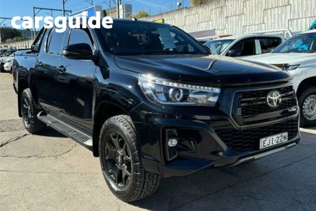 Black 2019 Toyota Hilux Double Cab Pick Up Rogue (4X4)