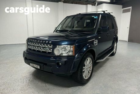 Blue 2013 Land Rover Discovery 4 Wagon 3.0 TDV6