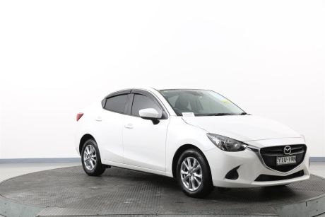 White 2018 Mazda 2 Sedan Maxx (5YR)