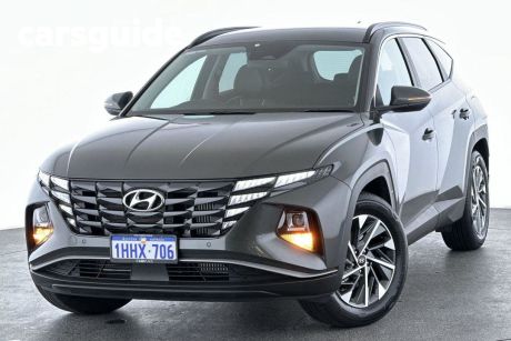 Grey 2021 Hyundai Tucson Wagon Elite (awd)