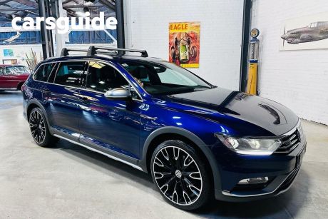 Blue 2018 Volkswagen Passat Wagon Alltrack Wolfsburg EDT