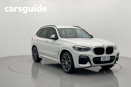 White 2018 BMW X3 Wagon Xdrive 30D