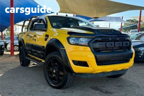 Yellow 2018 Ford Ranger Crew Cab Pickup XL 2.2 HI-Rider (4X2)