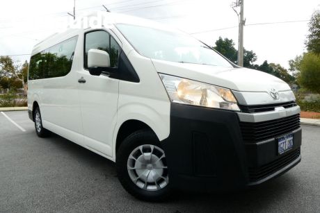 White 2020 Toyota Hiace Commercial Commuter High Roof Super LWB