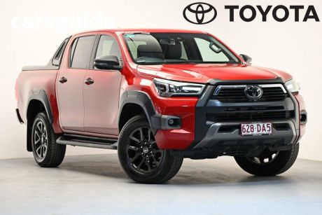 Red 2021 Toyota Hilux Double Cab Pick Up Rogue (4X4)