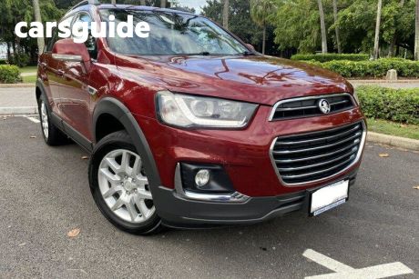 Red 2017 Holden Captiva Wagon Active 7 Seater
