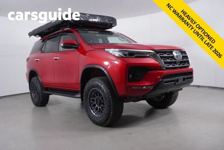 Red 2021 Toyota Fortuner Wagon GXL