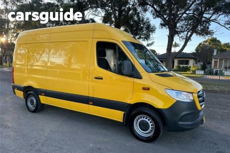 Yellow 2019 Mercedes-Benz Sprinter Commercial 314CDI Low Roof MWB 7G-Tronic + RWD