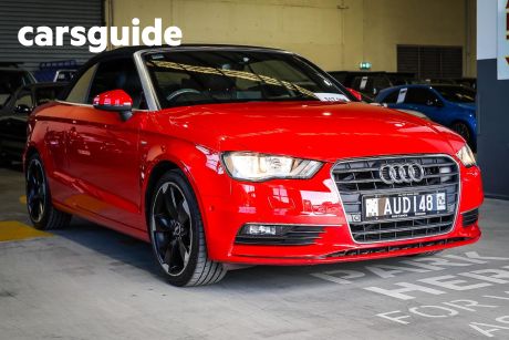 Red 2014 Audi A3 Cabriolet 1.8 Tfsi Ambition Quattro