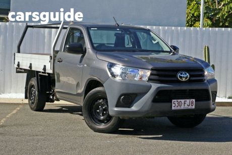 Grey 2020 Toyota Hilux Cab Chassis Workmate