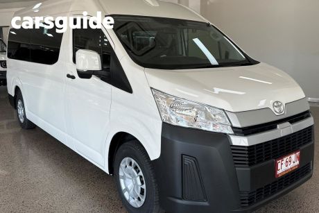 White 2021 Toyota Hiace Commercial Commuter High Roof Super LWB GL