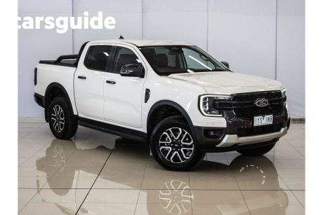 White 2023 Ford Ranger Double Cab Pick Up Sport 2.0 (4X4)