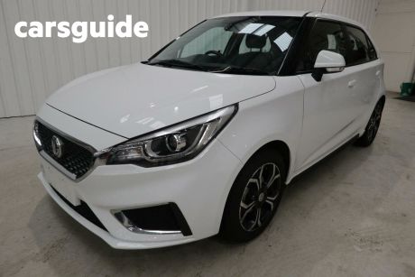 White 2021 MG MG3 Auto Hatchback Excite (with Navigation)