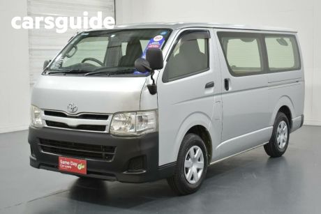 Silver 2013 Toyota Hiace Commercial 3.0LT AUTO DIESEL 2WD 3 SEATS