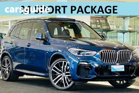 Blue 2018 BMW X5 Wagon Xdrive 30D Xline (5 Seat)