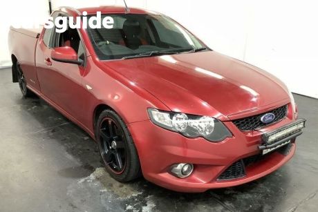 Red 2009 Ford Falcon Utility XR6