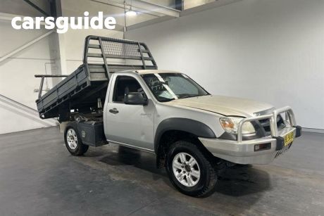 Silver 2011 Mazda BT-50 Cab Chassis Boss B3000 DX (4X4)