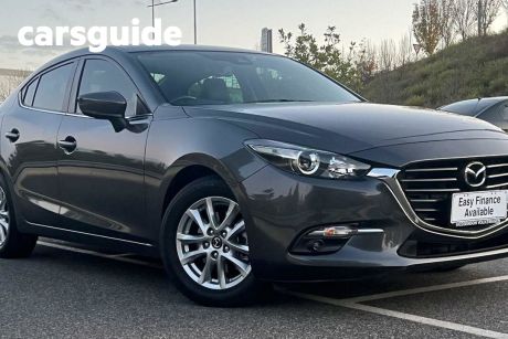 Grey 2018 Mazda 3 Sedan Touring