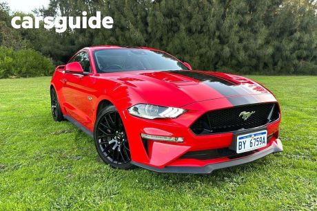 Red 2021 Ford Mustang Fastback GT 5.0 V8