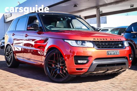 Red 2014 Land Rover Range Rover Sport Wagon 3.0 SDV6 HSE