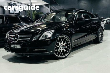 Black 2013 Mercedes-Benz E250 Coupe Elegance B.E