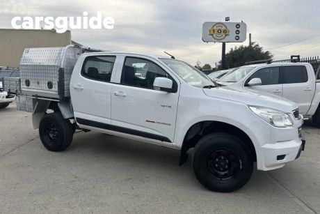 White 2012 Holden Colorado Crew Cab Chassis LX (4X4)