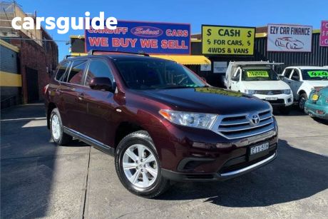 Red 2013 Toyota Kluger Wagon KX-R (4X4) 5 Seat