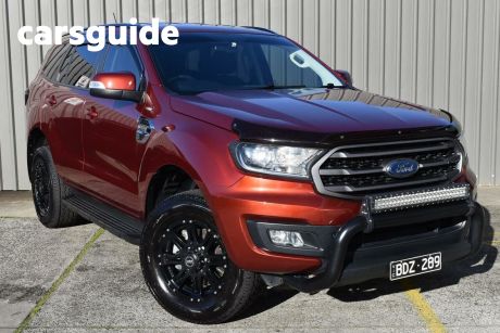 Red 2018 Ford Everest Wagon Ambiente (rwd 5 Seat)