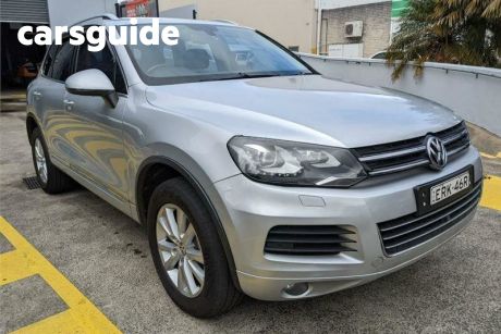 Silver 2013 Volkswagen Touareg Wagon V6 TDI