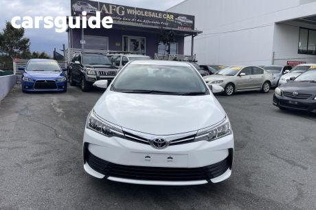White 2017 Toyota Corolla Sedan Ascent